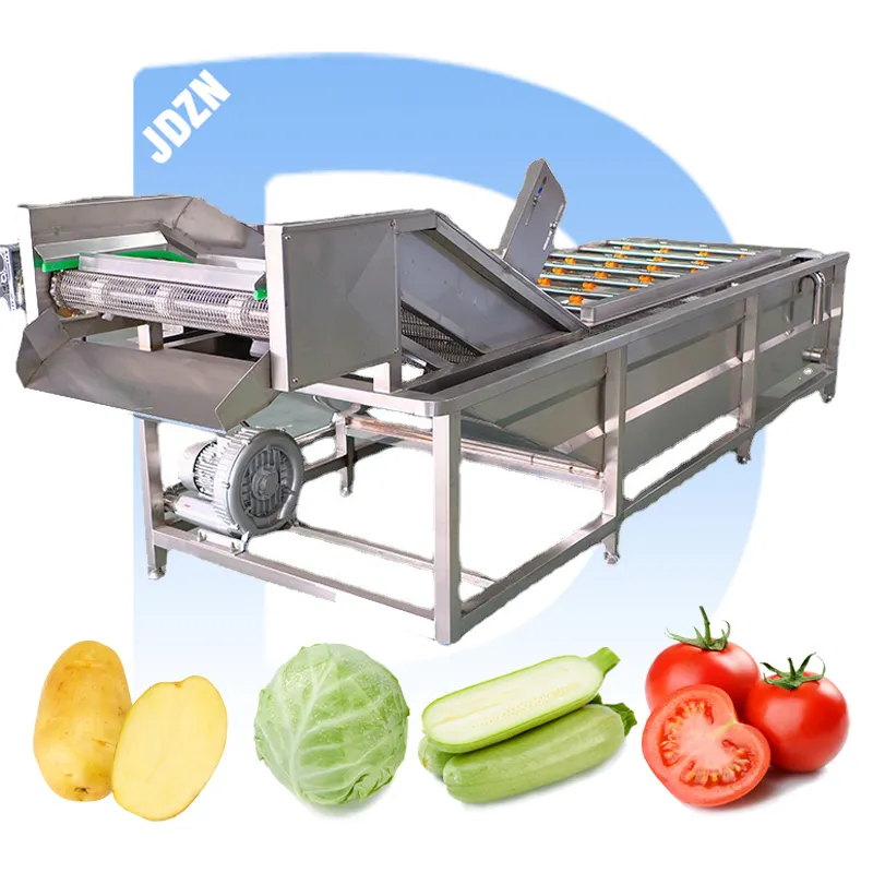 Mesin cuci gelembung untuk buah, Mesin cuci buah dan sayuran hemat air industri otomatis