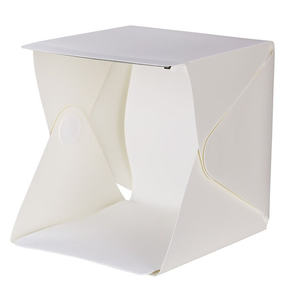 Accessoires de <span class=keywords><strong>studio</strong></span> photo de haute qualité Portable Mini <span class=keywords><strong>pliant</strong></span> la boîte à lumière avec <span class=keywords><strong>fond</strong></span> blanc de lumière LED - Product Image 3