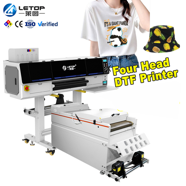 LETOP Factory DTF 60CM Digital Inkjet Printer Impresora Mesin with I3200 Printhead 1-Year Warranty Manufacturing Plant
