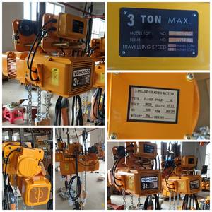 رافعة سلسلة كهربائية أحادية السلسلة من نوع ER بسعة 1 طن و<span class=keywords><strong>2</strong></span> طن و<span class=keywords><strong>3</strong></span> طن و5 طن مع خطاف، الأكثر مبيعًا - Product Image 5