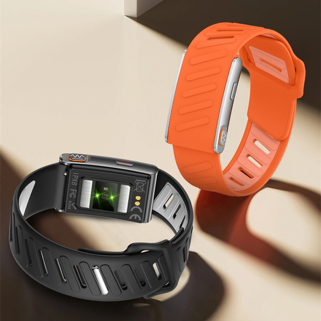SOS/Remote Care/ECG Holter Monitoring Screenless Smart Bracelet Health Activity Fitness Tracker 24H Sleep Tracker for Men Women