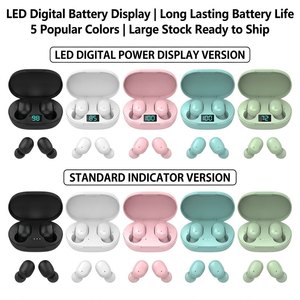Wholesale E7S tws earphones <b>wireless</b> earbuds BT v5.3 Noise reduction sports headphones with <b>Mic</b> for Huawei Xiaomi Redmi Realme - Product Image 3