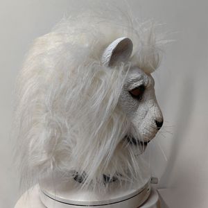 Nouveau <span class=keywords><strong>Masque</strong></span> de <span class=keywords><strong>Lion</strong></span> Animal Sauvage Deluxe, <span class=keywords><strong>Masque</strong></span> de Fête Amusant et Réaliste de Tête Entière de <span class=keywords><strong>Lion</strong></span>, Accessoire de Cosplay Animal Nouveauté pour Halloween pour Adulte - Product Image 3