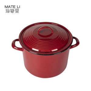 इनडोर आउटडोर रसोई कुकवेयर एनमेल कैसरोल पॉट स्टावपॉट गैर छड़ी खाना पकाने बर्तन - Product Image 2