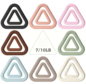 Pesas de Tobillo de Silicona Synlaska, 2 lb por Par, Ecológicas, Ajustables, con Cierre de Gancho y Bucle, Unisex - Product Image 5