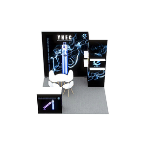 Cabina de luz de aluminio modular personalizada de 10x10 pies, fácil de montar, cabina de feria comercial para exhibición y exposición - Product Image 3