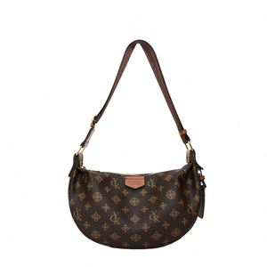 Fashionable Lady's Vintage Geometric Pattern Messenger Bag with Zipper Closure <b>Rivet</b> Detail Portable PU <b>Leather</b> Adjustable Strap - Product Image 4