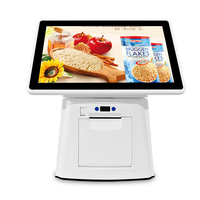 Produk baru Windows 11.6-inch Touch All in One POS sistem dengan RFID 58mm Thermal Printer untuk eceran