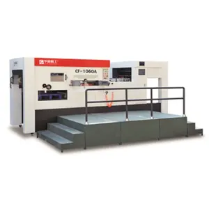 CF1060AS Automatische Flach bett karton Stanz maschine und Rill maschine