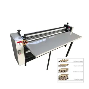 Manual Feed Paper Board Hot Melt Gluing Paper Pasting Machine Hot Melt Glue Machine