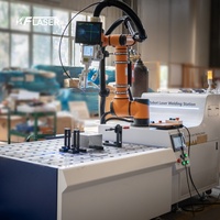 Mesin Las CNC Fiber Laser 3000w dengan Lengan Robot, Mesin Las Profesional Kecepatan Tinggi, Robot Pengelasan Baja Tahan Karat