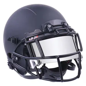 Neue Technik beidseitig kratz fester Gesichts schutz Multi mirror Color Football Helm Visier