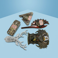 Pièce commémorative personnalisée en alliage de zinc avec logo en relief 3D et émail argenté pour les programmes de récompenses des clubs