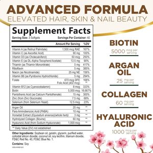 Capsules molles de vitamines pour <span class=keywords><strong>cheveux</strong></span> pour femmes, best-seller OEM, meilleures vitamines pour la repousse des <span class=keywords><strong>cheveux</strong></span>, multivitamines, <span class=keywords><strong>biotine</strong></span>, croissance des <span class=keywords><strong>cheveux</strong></span>, des <span class=keywords><strong>ongles</strong></span> <span class=keywords><strong>et</strong></span> de la peau - Product Image 2