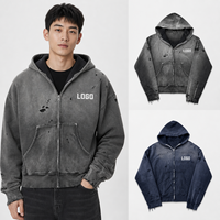 Sweat-shirt à capuche ample et épais pour homme, 100% coton molletonné, avec logo personnalisé, impression sérigraphique et cordon de serrage