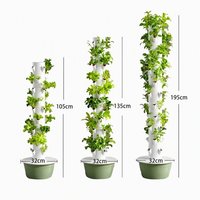 Système de culture hydroponique en tour verticale pour légumes