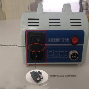 Laboratorio odontotecnico maratona micromotore elettrico <span class=keywords><strong>unit</strong></span>à di lucidatura + manipolo 40K rpm - Product Image 4