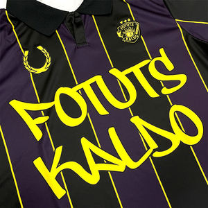 Maillot de football unisexe Streetwear de haute qualité en maille de football Sublimation personnalisée 100% polyester à séchage rapide respirant à manches courtes - Product Image 4