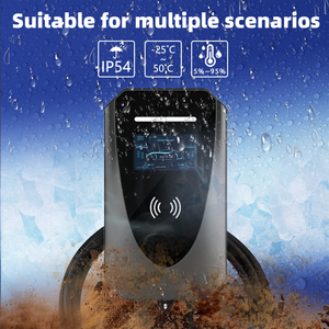 Station de recharge pour véhicules électriques GDON 11 kW triphasée GB/T, chargeur mural intelligent pour véhicules électriques avec écran LCD 4,3 pouces, RFID, OCPP 1.6J - Product Image 5