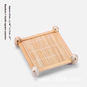 Bambus vải trà văn phòng cà phê bên ăn bàn ăn Mat nhiệt cách nhiệt bảng Mat hiện đại tách trà pad cho Matcha - Product Image 2