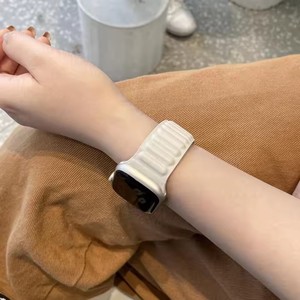 Silicone liên kết cho Apple Xem dây đeo 44mm 45mm 41mm 40mm 49mm ban đầu từ Vòng đeo tay đồng hồ loạt 8 siêu 3 SE 6 7 ban nhạc - Product Image 3