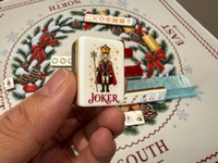 Jeu de Mahjong Américain de Noël Hivernal, 160 Tuiles, Acrylique 4 Couches, Gravure Casse-Noisette, Vente en Gros