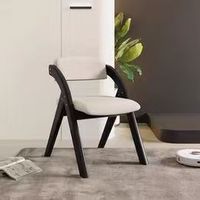 Chaise de salle à manger pliante en bois de style nordique, dossier épaissi, légère, mobilier de maison multifonctionnel, pliable, directement de l'usine
