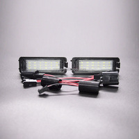 Accessoires de voiture en gros lampe de plaque d'immatriculation LED 12V de haute qualité pour VW Scirocco Amarok Golf Passat Polo Touareg Skoda Super