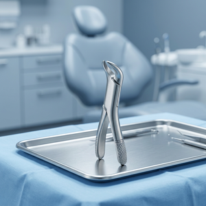 Pinces d'extraction manuelles en acier inoxydable à motif américain, instruments chirurgicaux dentaires pour les dents centrales supérieures et les molaires inférieures - Product Image 3
