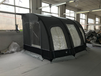 360 tente gonflable portative d'auvent de caravane avec l'annexe pour la caravane européenne enlèvent la tente d'auvent de porche de camping-car