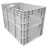 Panier de rangement en plastique recyclable de 600*400*450 mm, norme européenne, pour outils électroniques
