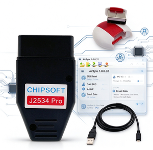 AirByte 1.0.0.32 <span class=keywords><strong>Software</strong></span> + Chipsoft J2534 Pro VCI USB OBD2 Scanner SRS ECU Crash-Daten-Reset CAN BUS & K-LINE Unterstützung - Product Image 1