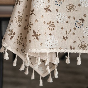 Nappe en <span class=keywords><strong>lin</strong></span> <span class=keywords><strong>de</strong></span> coton fleuri pour <span class=keywords><strong>Table</strong></span> à manger rustique ferme cuisine Rectangle nappe couverture <span class=keywords><strong>de</strong></span> <span class=keywords><strong>Table</strong></span> basse, <span class=keywords><strong>lin</strong></span> café - Product Image 2