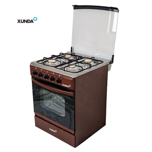 Cuisinière Xunda Promotion Acier Inoxydable Quatre Brûleurs Gaz et Électrique <span class=keywords><strong>avec</strong></span> <span class=keywords><strong>Four</strong></span> et Grill Autonome Classe A Économe en Énergie - Product Image 1