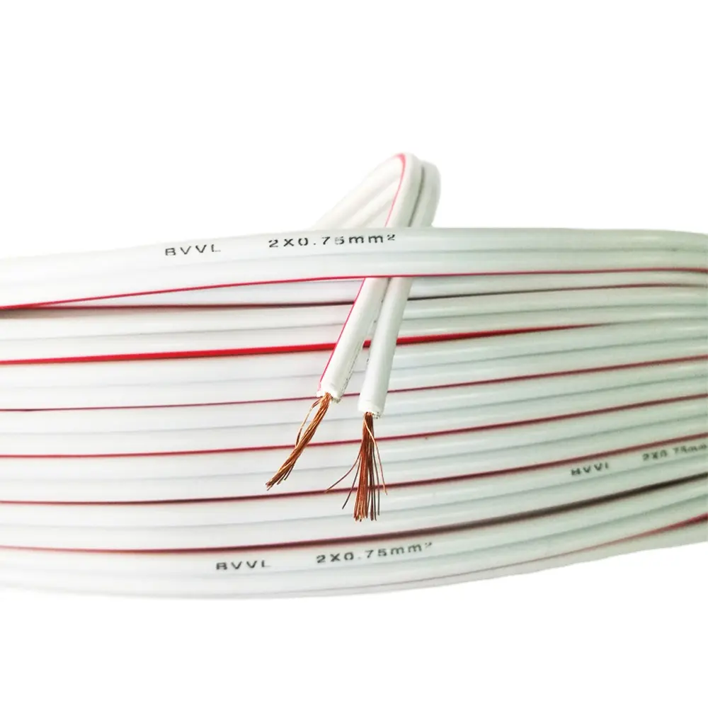 Pure Copper Flat Pvc 2*2.5mm Electrical Wire Cheap Prices Cable and Wire 22550 Building Construction Solid Triple Insulated Wire