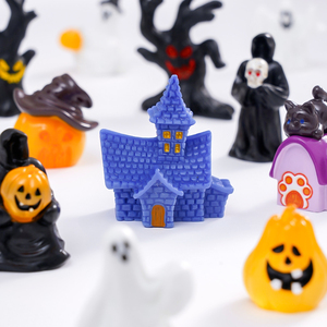 Nouvelle figurine de démon de la mort citrouille d'Halloween KI Yuewu, accessoires décoratifs suspendus DIY, mini ornements de bureau - Product Image 3