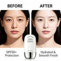 ETRUN ALISA Crème solaire quotidienne légère sans parfum, non grasse, protection SPF 50 UVA & UVB à large spectre, pour tous types de peau