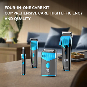 <span class=keywords><strong>Kemei</strong></span> Km-8534 4 en 1 Tondeuse à cheveux sans fil Ensemble complet Tondeuse à cheveux électrique Rechargeable Rasoir Tondeuse à poils de nez - Product Image 3