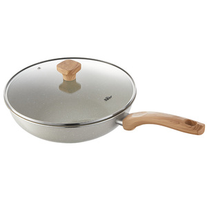 Little Bear <b>Nonstick</b> Frying <b>Pan</b> Maifan Stone Color 32Cm Round For Gas Stove Household Use - Product Image 5