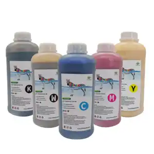 Tinta de impresión de pigmento textil de transferencia de calor CoEarth CMYK W DTF tinta 1000ML para impresora Epson L1800 I3200 1390 DX5 DX7 5113 4720