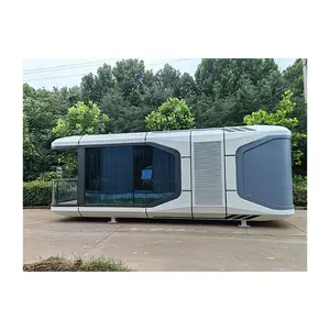 Luxury Space Capsule Mobile Homestay Prefab Vessel House Flat Pack Mobile Capsule House