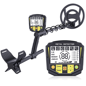 Détecteur de métaux souterrain Matrix IP68 avec bobine de 26 cm (10 pouces) pour la recherche de reliques ferroviaires, écran LCD rétroéclairé, OEM, EXW, vente en gros, cadeau, MOQ 30 - Product Image 2