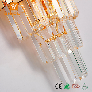 ไฟคริสตัลติดผนังสำหรับตกแต่งข้างเตียง,อุปกรณ์ตกแต่งโรงแรมสไตล์โบราณขนาด40วัตต์ - Product Image 5