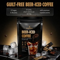 Aeglewell Café Glacé en Poudre Sans Alcool 30 Sachets 0 Sucre Électrolytes Hydratation Énergie Métabolisme Immunité Antioxydant