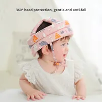 Casquette de protection anti-chute pour bébé, nourrisson et tout-petit, respirante, en polyester, pour l'été, fabriquée en Chine