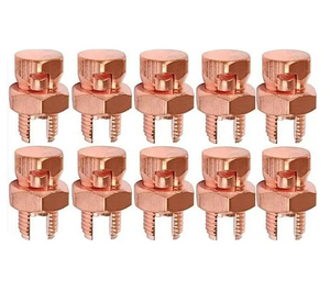 Brass Hex Terminal Lugs Standard Thread Plain Finish Inch Measurement System <b>Screw</b> Connectors - Product Image 2