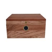 Boîte à bijoux Qidots avec serrure intelligente à empreinte digitale, serrures sans clé pour boîte à cigares, serrures pour armoire en bois
