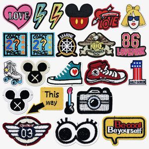 Nuevos Parches de Ropa Personalizados con Dibujos Animados de Moda, Decoración para Bolsos, Accesorios DIY, Parches Bordados para Coser o Planchar - Product Image 4