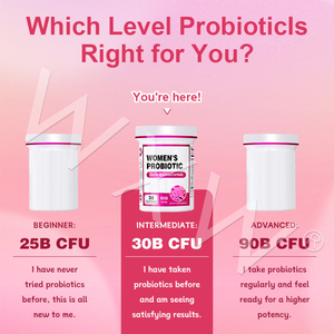 Capsules de probiotiques personnalisées de qualité supérieure pour femmes capsules de suppléments probiotiques pour le soutien de la santé urinaire et vaginale - Product Image 3