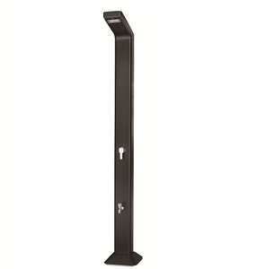 Alliage d'<span class=keywords><strong>aluminium</strong></span> de <span class=keywords><strong>douche</strong></span> <span class=keywords><strong>solaire</strong></span> de <span class=keywords><strong>piscine</strong></span> extérieure carrée avec la lumière de LED et la <span class=keywords><strong>douche</strong></span> de pied - Product Image 1